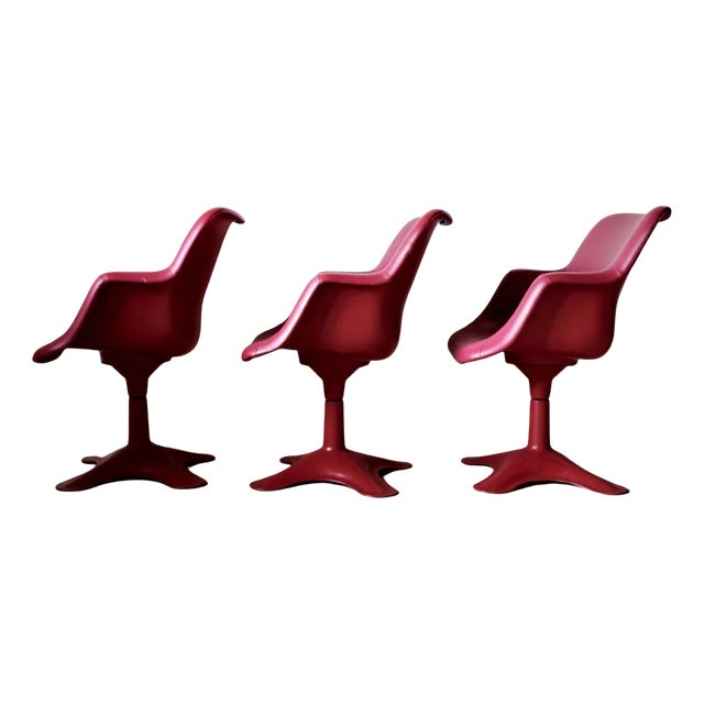 Finnish Model Junior Armchairs by Yrjö Kukkapuro for Haimi, Set of 3 For Sale