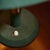 Rationalist Table Lamp in Green Lacquered Metal and Brass with Adjustable Shade, Italy For Sale - Image 6 of 7