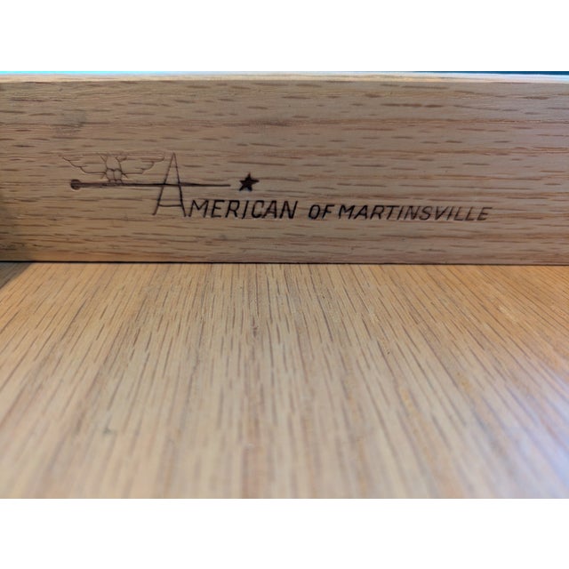 1960s Mid-Century Modern Solid Wood Desk For Sale In Boston - Image 6 of 6