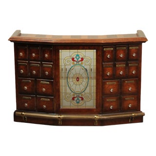 1970s Pulaski Apothecary Collection Bar For Sale