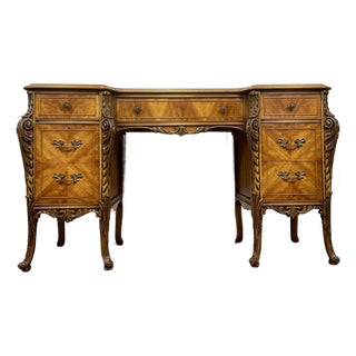 Vintage Ca. 1930s French Provincial Desk / Vanity For Sale