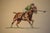 Traditional A Polo Player W/ Green Jersey C1930s Watercolor by Jos. B Dunn For Sale - Image 3 of 3