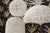 Contemporary Matthew Izzo Remy Wood Bead Dome Shaped Pendant Light For Sale - Image 3 of 4
