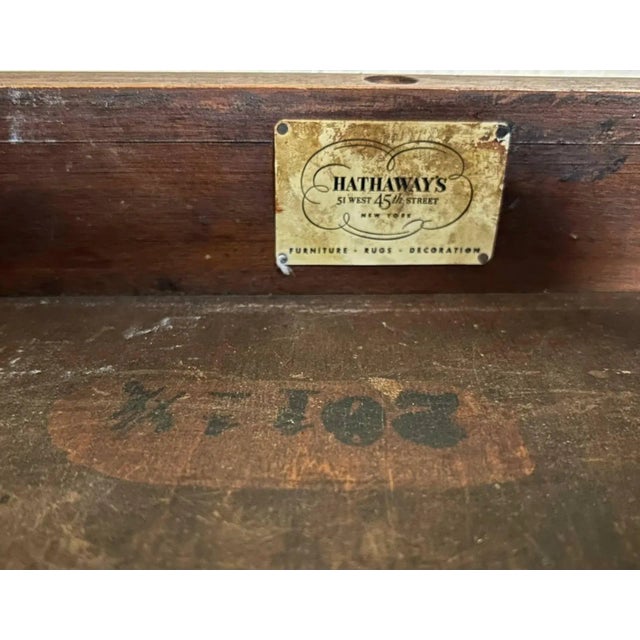 Drop-Leaf Table by w.a. Hathaway's Circa 1926 For Sale - Image 11 of 12
