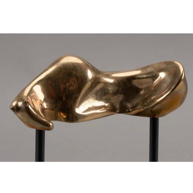 Colin Webster Watson, Bronze Modernist Biomorphic Sculpture Horse, Stand Colin Webster Watson Art Deco, 1970 For Sale - Image 15 of 15