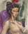 Evelyne Luez, Nude Andalusian Woman, Oil on Cardboard For Sale - Image 6 of 6