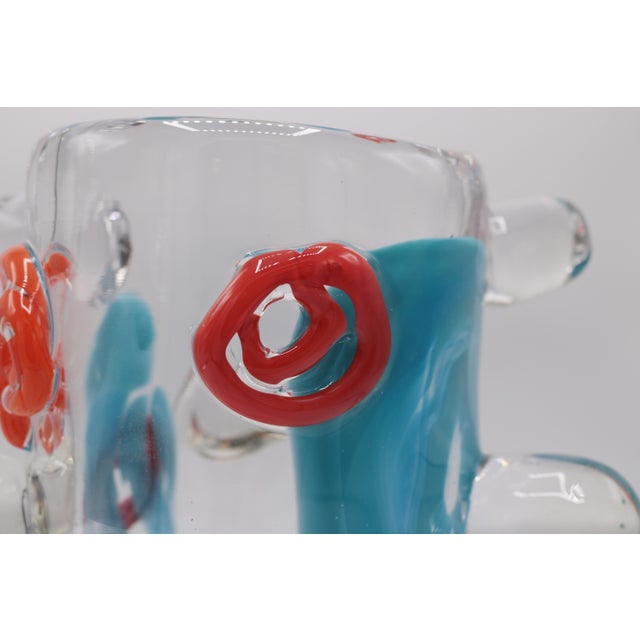 Modern Art Glass Vase by Martin Postch For Sale - Image 3 of 6