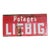 Vintage French "Potages Liebig" Red Sign For Sale