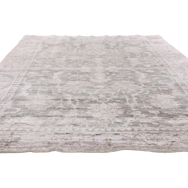 Contemporary Vintage Indian Oushak Rug, 05'09 X 09'00 For Sale - Image 3 of 10