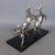 Antique Chromed Metal Sculpture of Roman Horse Trainer on Marble Base, 1930 For Sale - Image 3 of 16
