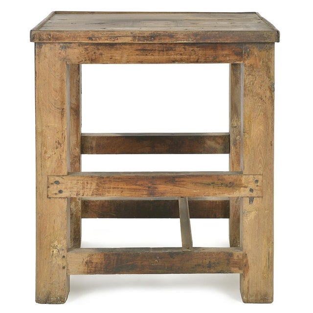 Brown Table in Solid Wood For Sale - Image 8 of 8