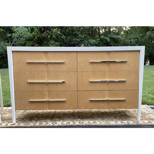 2010s Mitchell Gold + Bob Williams Malibu 3-Piece Bedroom Set - Dresser & Nightstands For Sale - Image 5 of 18