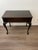 Beautiful "petite" antique spinet writing desk dressed in solid deep mahogany, with elegant queen Anne style cabriole...