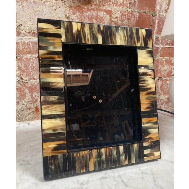 Black Vintage 1960s Italian Picture Frame For Sale - Image 8 of 8