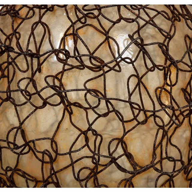 Lucy Slivinski Contemporary Sculpture of Found Objects and Woven Metal For Sale - Image 4 of 8