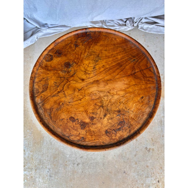 Late 19th Century French Charles X Style Burlwood Side Table For Sale - Image 6 of 12