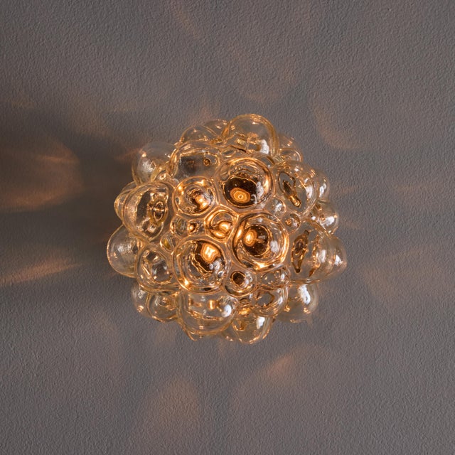 1960s Helena Tynell Bubble Glass Wall or Ceiling Lamp For Sale - Image 13 of 17
