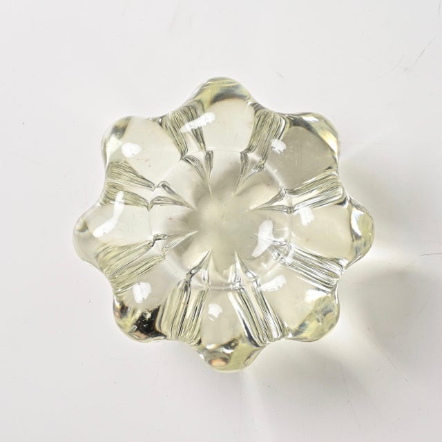 Mid-Century Submerged Murano Glass Italian Bowls by Barovier for Erco, Italy, 1970s, Set of 3 For Sale - Image 13 of 18