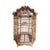 Beautiful Decorative Large Antique Wooden Ornate Pagoda Style Bird Cage For Sale