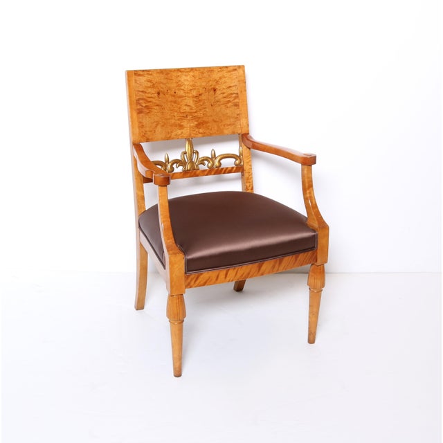 Single Neoclassical Armchair For Sale - Image 10 of 10