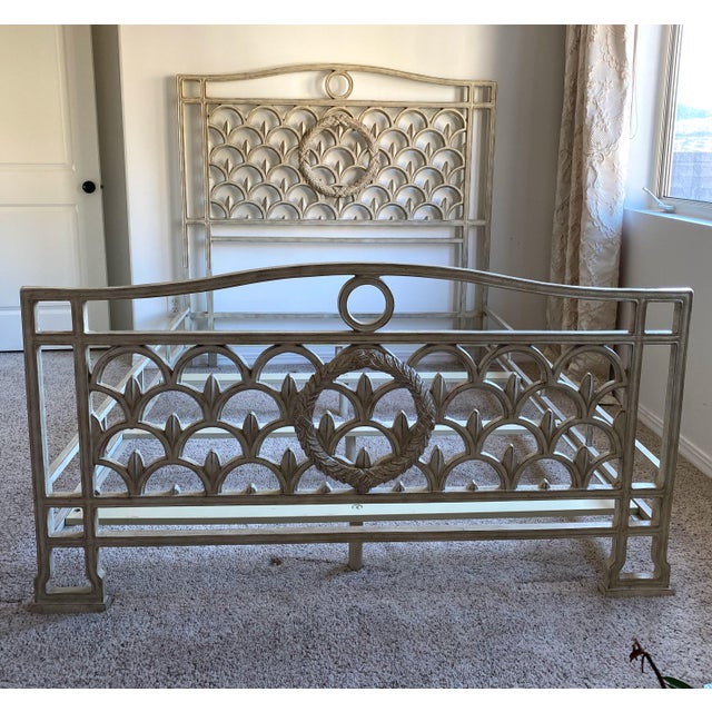 Drexel Heritage Cast Iron Queen Bed Chairish