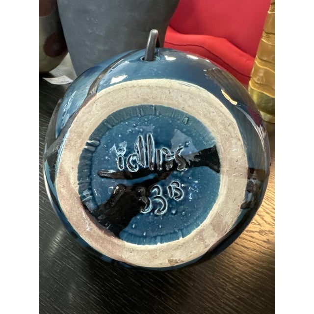 Ceramic Table Lamp Base Model 33b by Max Idlas, 1950s This piece has an attribution mark, I am sure that it is completely...