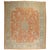 Large Orange Antique Oushak Rug For Sale - Image 9 of 18