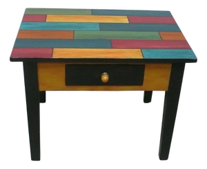 Coffee Table with Drawer, 1890s