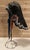 Chinese Late 19th Century Chinese Scholar's Silk Hat. Black Silk With Long Tail. For Sale - Image 3 of 6