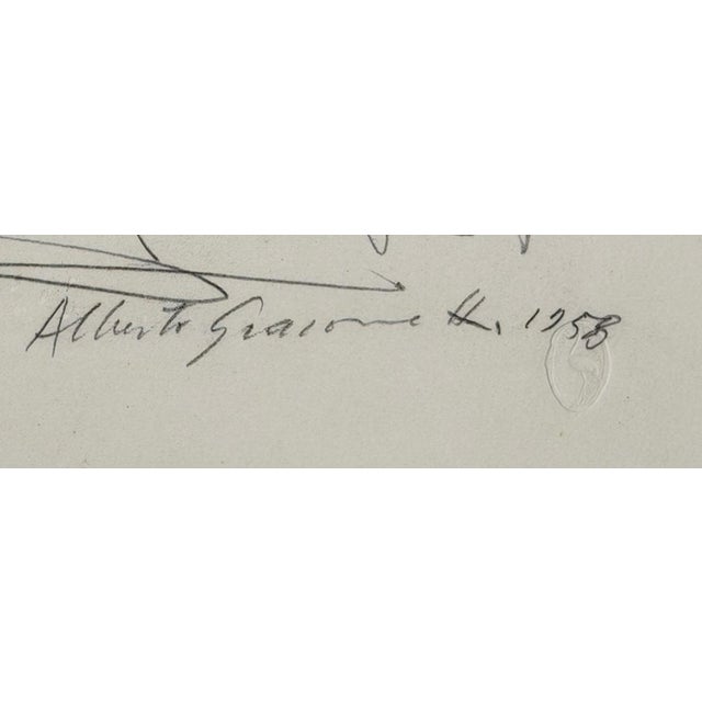 Black Alberto Giacometti, Studio Interior, 1963, Lithograph For Sale - Image 8 of 9