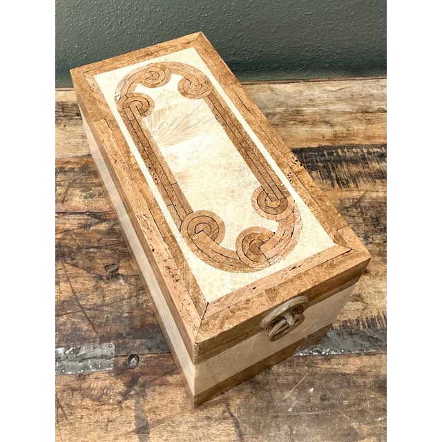 Vintage Tessellated Stone Box For Sale - Image 15 of 18