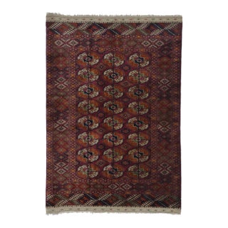 Antique Persian Baluchi Bokhara Rug - 03'06 X 05'00 For Sale