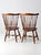 Mid 20th Century Vintage Ethan Allen Windsor Chairs Pair For Sale - Image 5 of 12