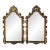Pair of Mid-Century Italian Neoclassical Giltwood Mirrors For Sale