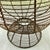 Antique French Large Pedestal Urn Hand Made Black Twisted Wire Basket, Late 19th For Sale - Image 11 of 12