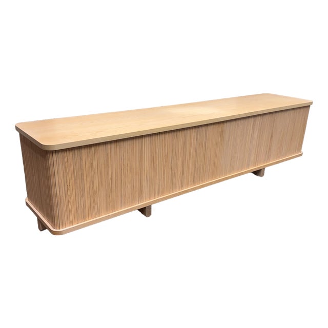 Eq3 Tambour Credenza For Sale