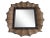 Large John Richard Designer Wall Mirror With Ruby and Golden Bronze Mosaic Glass Surround For Sale
