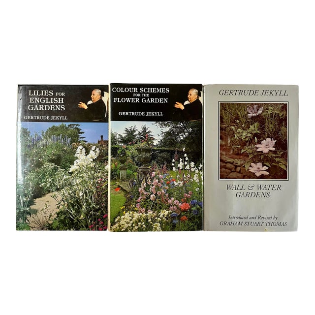 Gardening Books by Gertrude Jeckyll: Lilies for English Gardens, Color Schemes for Flower Gardens, Wall and Water Gardens For Sale