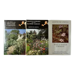 Gardening Books by Gertrude Jeckyll: Lilies for English Gardens, Color Schemes for Flower Gardens, Wall and Water Gardens