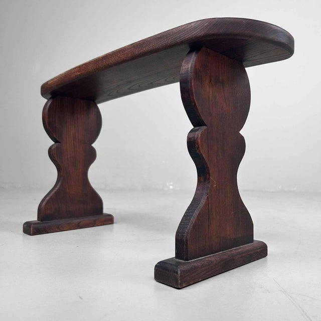 Shōwa Wooden Kyosoku Armrest, Japan, 1960s For Sale - Image 4 of 14