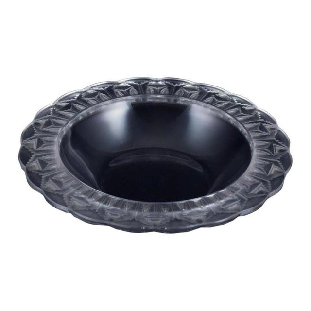 René Lalique (1860-1945), France. Large bowl in art glass. Model: Chevreuse Mid-20th century. Signed Lalique France. In...