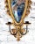 19th Century Pair of Giltwood Two-Light Mirror Sconces For Sale - Image 5 of 9