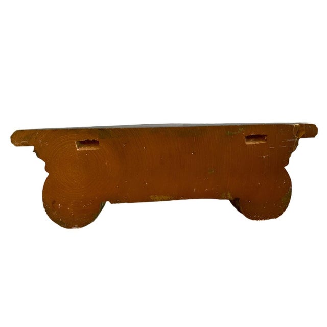 Asian Antique Antique Gilded Wall Shelf For Sale - Image 3 of 4