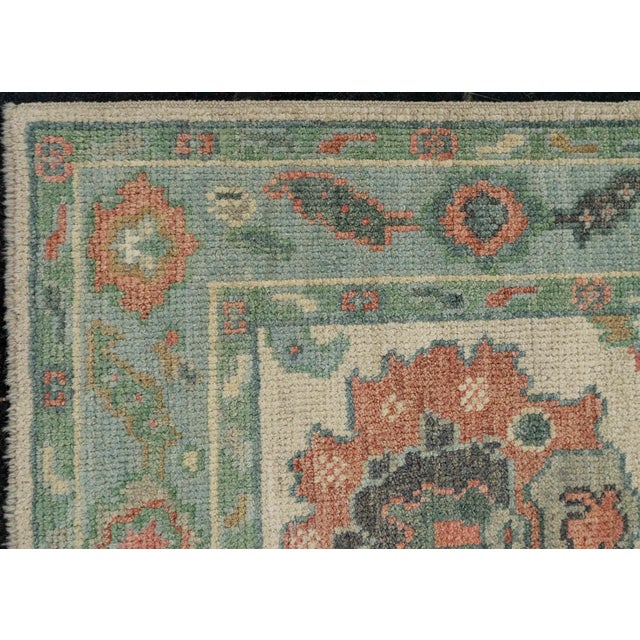 Turkish Turkish Oushak Rug 2'3" x 10'2" #20208 For Sale - Image 3 of 8