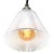 Holophane Vintage Industrial Clear Glass Pendant Light from Holophane For Sale - Image 4 of 8