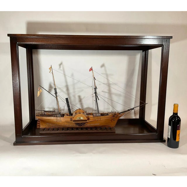 Model of the Paddle Steamer Sirius For Sale In Boston - Image 6 of 12