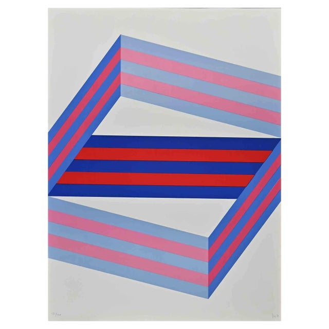 Renato Livi, Perspective, Lithograph, 1971 For Sale