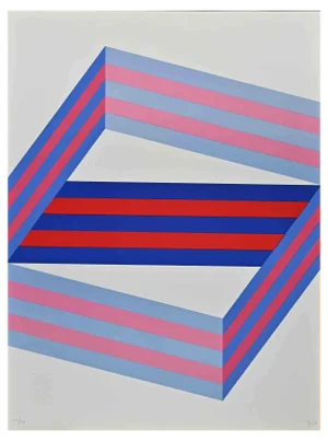 Renato Livi, Perspective, Lithograph, 1971