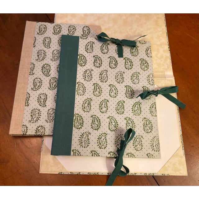 1970s Vintage Hand Made Italian Desk Organizer Set- 10 Pieces For Sale - Image 4 of 9