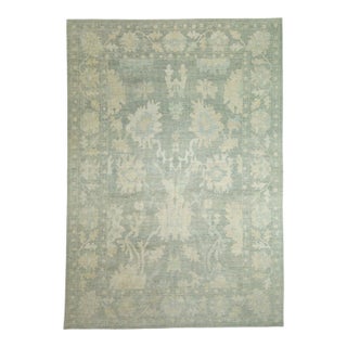 Turkish Oushak Rug 10'2" x 14'3" #18529 For Sale